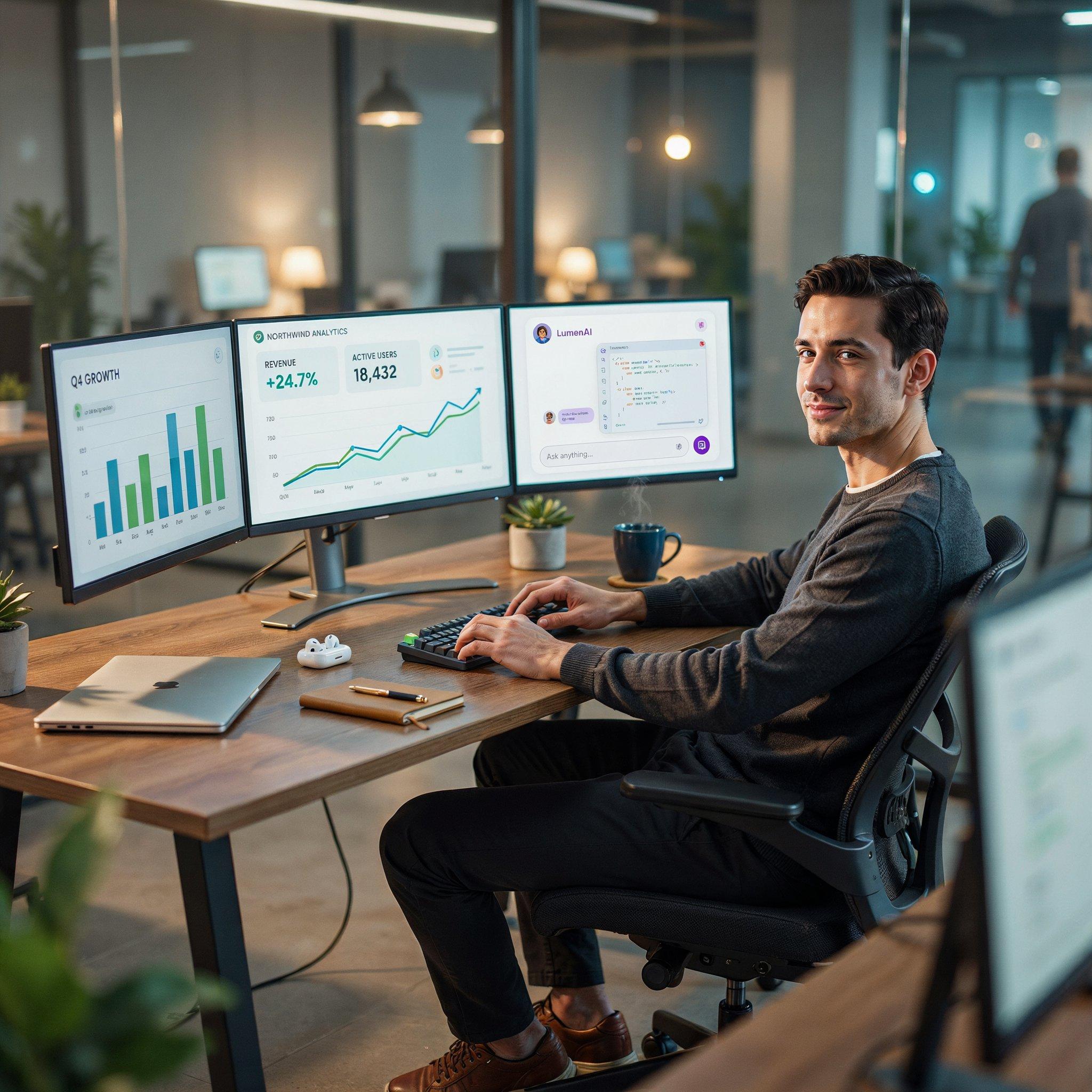 Clear, confident and thriving with ThriveArc.ai